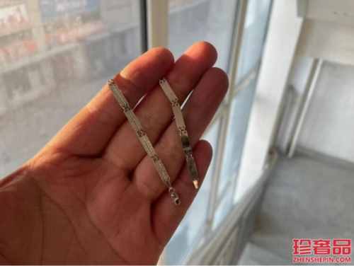 济南铂金回收：翡翠大观pt950金手链寻找新主人