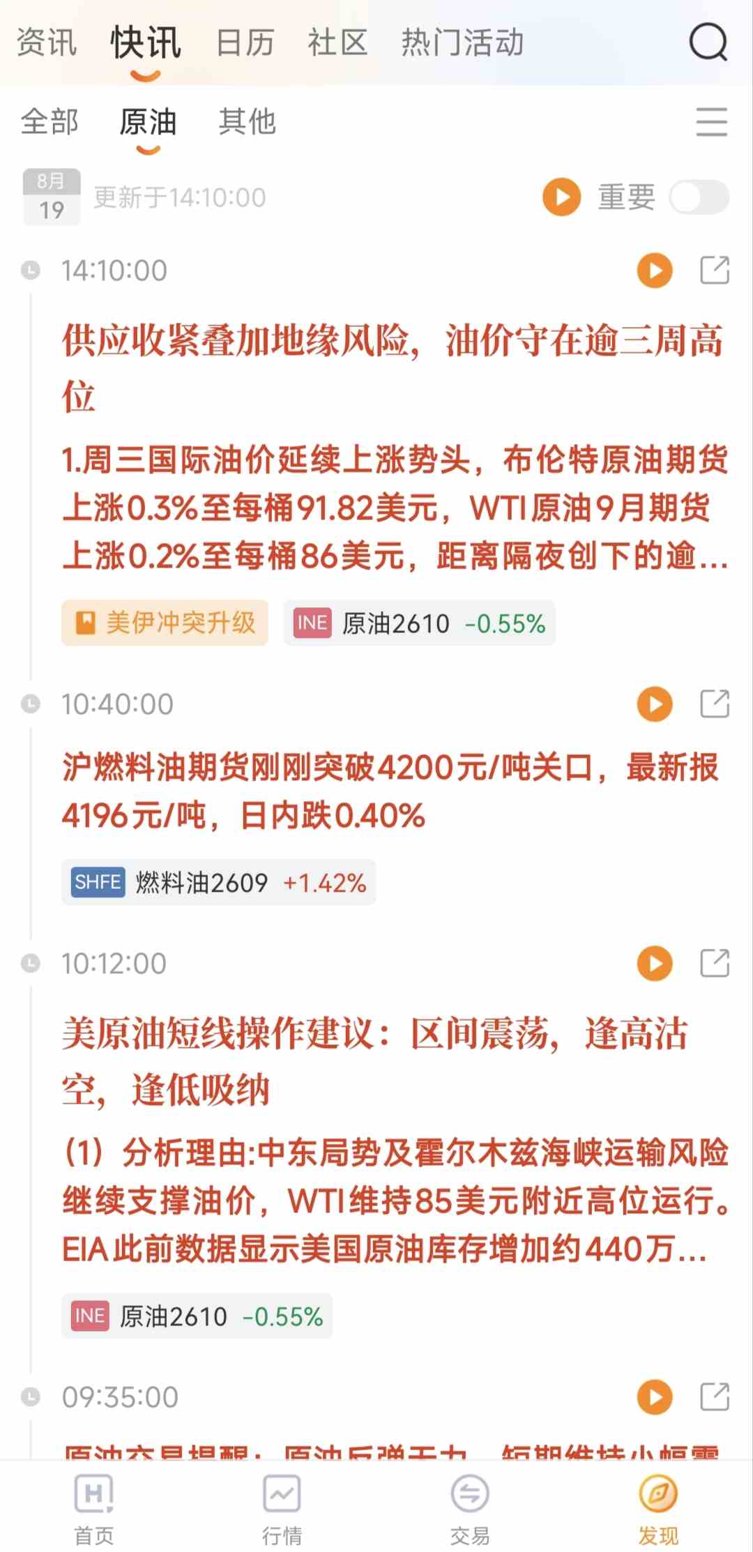WTI原油日内涨跌怎么看？读懂实时行情背后的信号