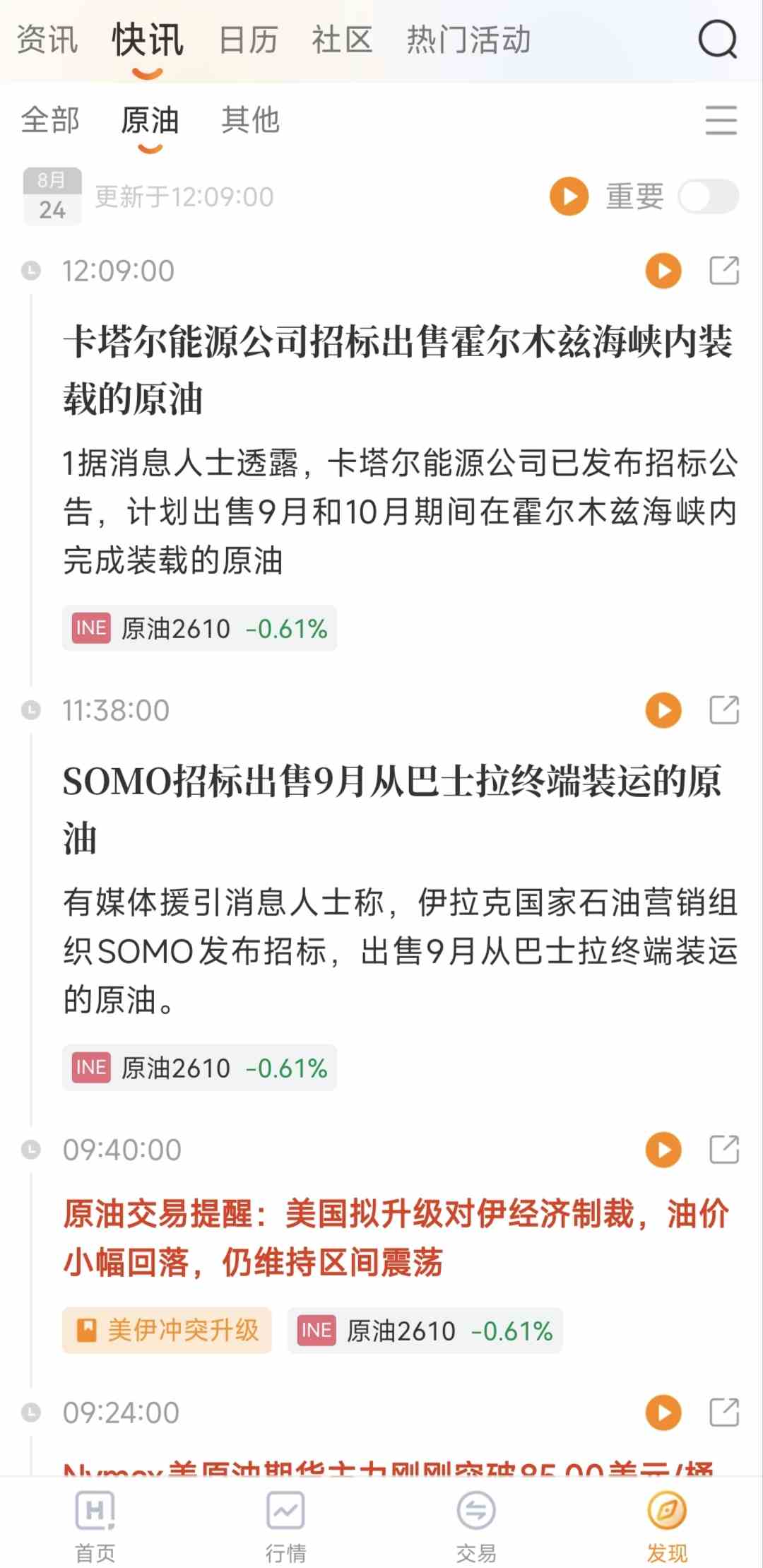 从实时行情到交易决策：原油价格波动的正确打开方式