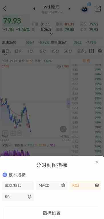 哪个APP能同时看WTI、布伦特与暗盘原油?